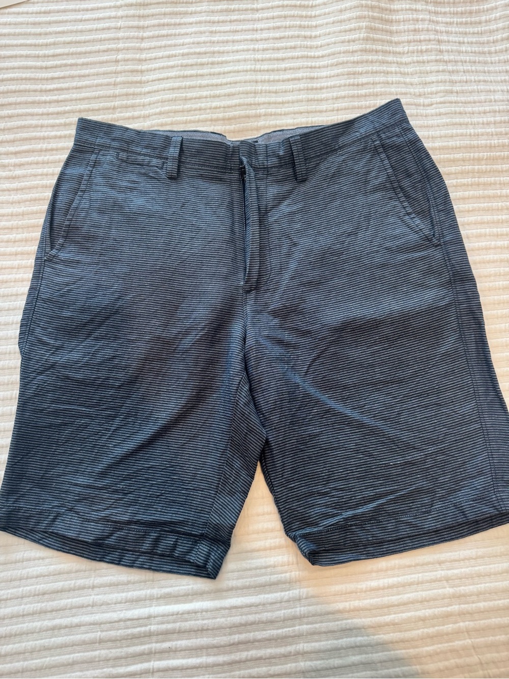 Men's J Crew Club Striped Navy Shorts